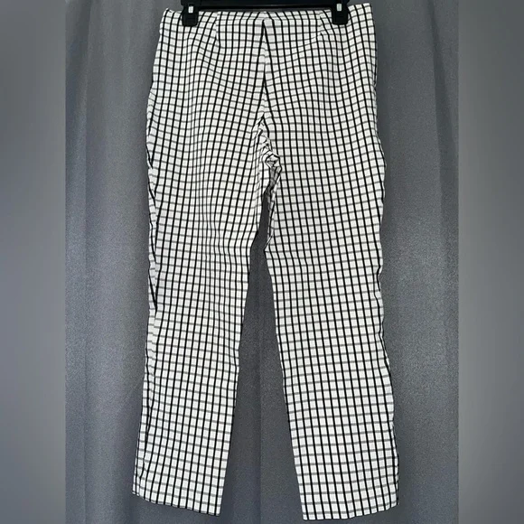Adrianna Papell Black and White Plaid Pants - Picture 2 of 5